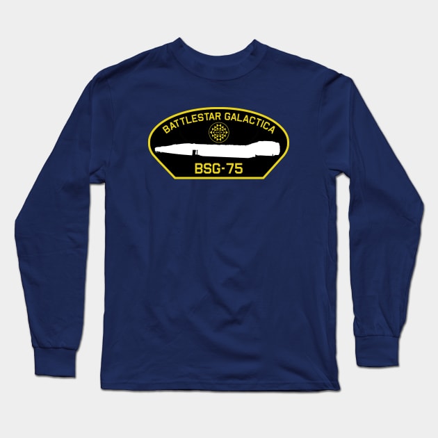 Battlestar Galactica 78 Patch Long Sleeve T-Shirt by PopCultureShirts